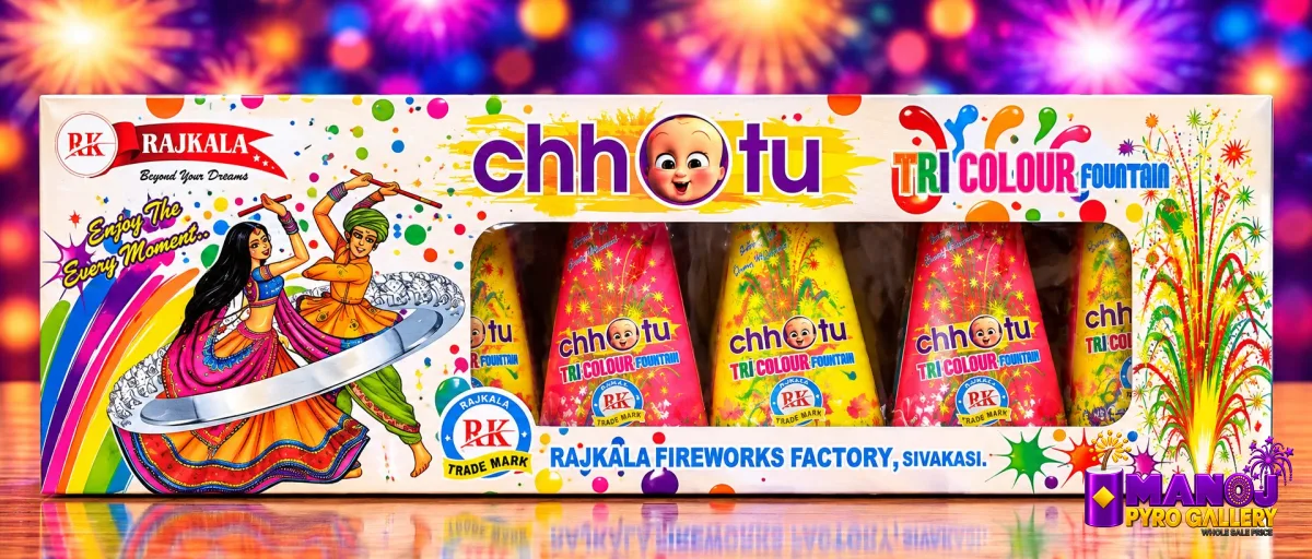 Chottu  - Tri Colour Fountain 5pcs