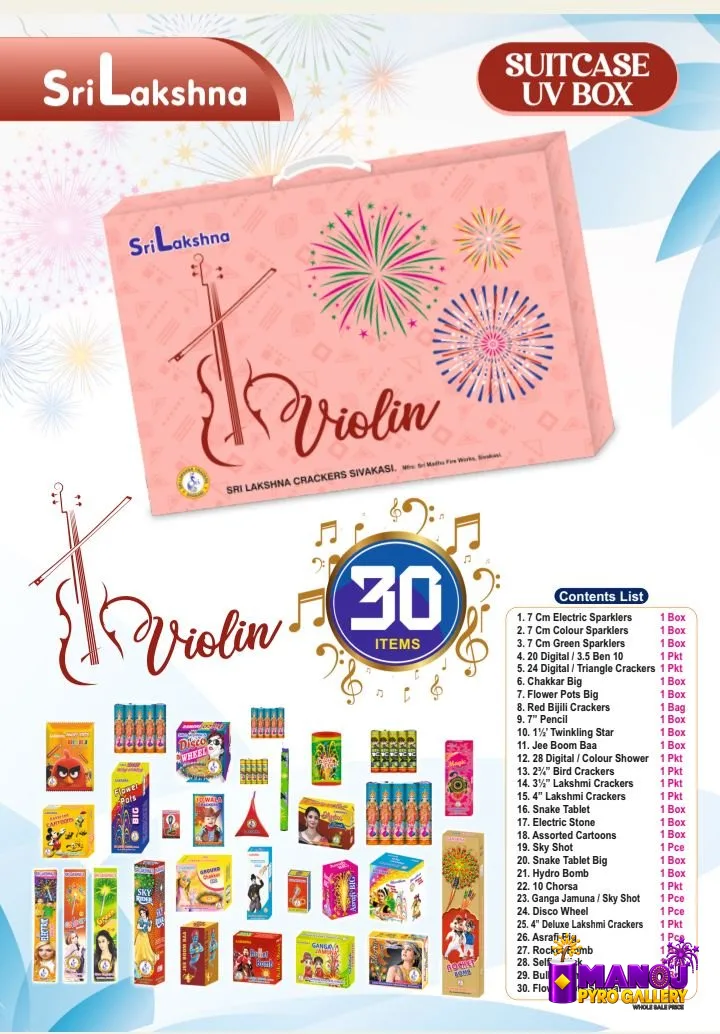 30 ITEMS Gift Box VIOLIN